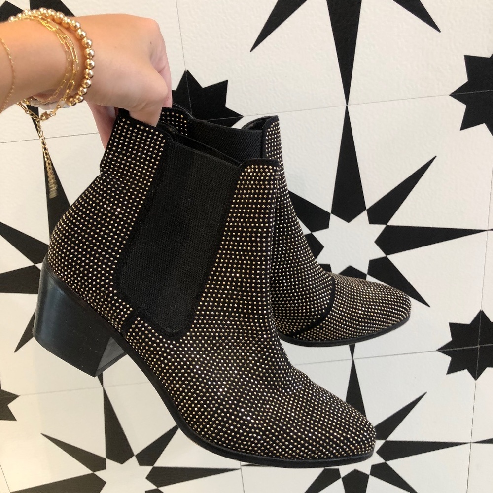 Topshop Studded Booties